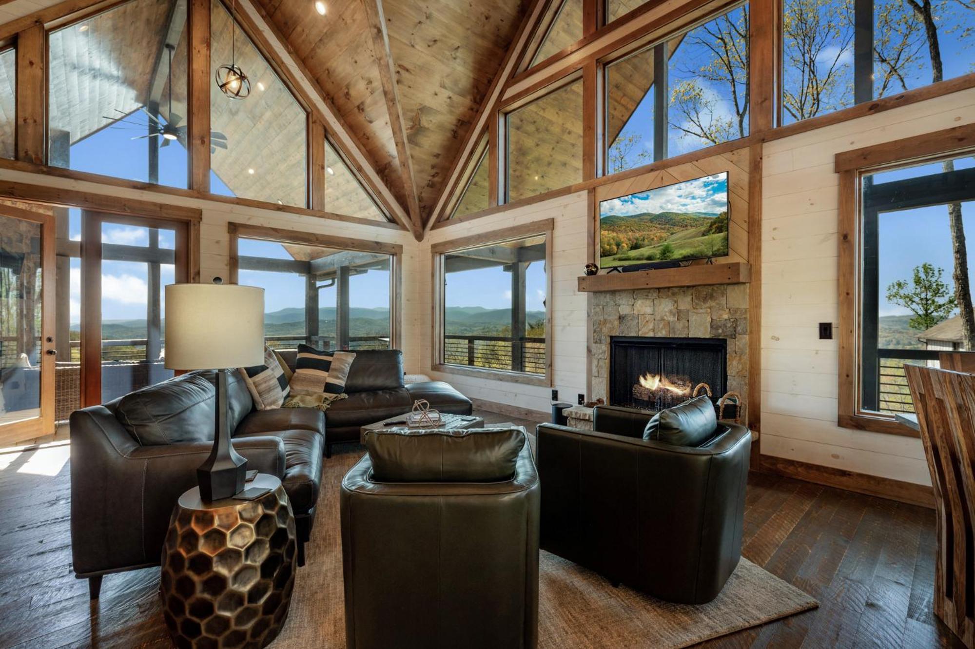 Mountain Air - Luxury Mountain View Cabin Blue Ridge Exterior foto